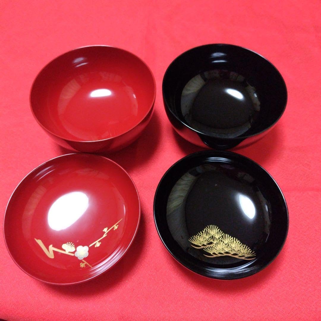 未使用　京漆器　象彦　久美椀 椀 2個セット 赤黒 未使用 京漆器 象彦 久美椀 椀 2個セット 赤黒 - メルカリ