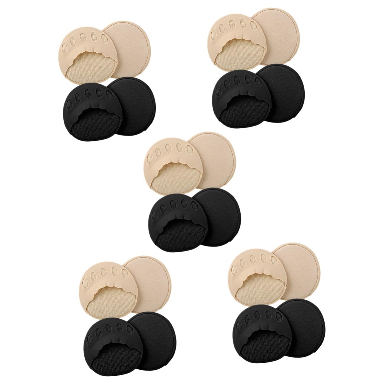 CALLARON 5 Sätze 5Er Sets Fünf Zehen Socken Nahtlos Zehentrennersocken Für Sandalen Zehensocken Ohne Zehen Unsichtbare Socken Versteckte Lauffinger Getrennte Halbdünne 2 Paare * 5
