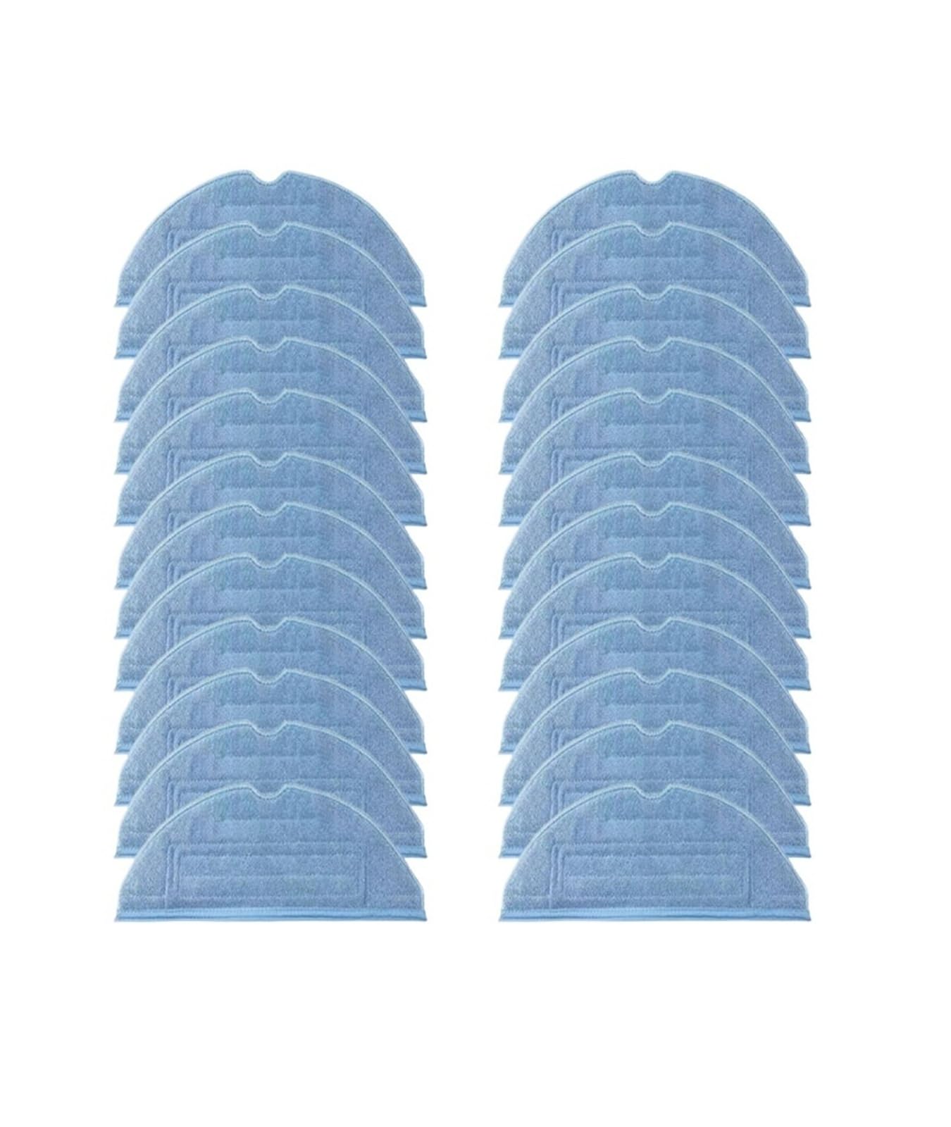 VIXWDRUTY Compatible For Roborock，S7 Max S7 Maxv T7Splus Vacuum Robot Replaceable Mop Cleaning Cloth Accessories(24pcs)