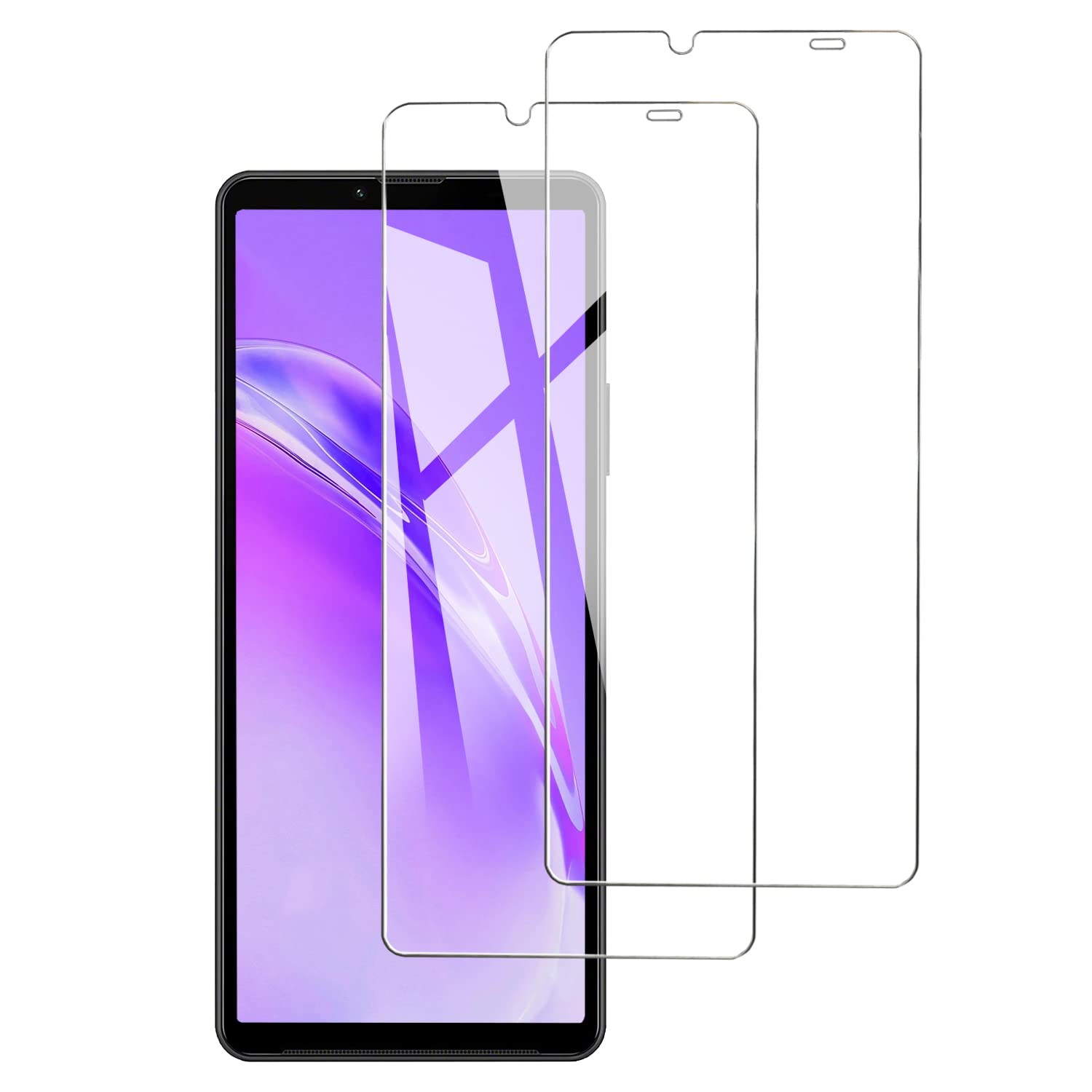 Amazon | DXFAU Xperia 10 IV 用 ガラスフィルム 【2枚入り】 高透過率