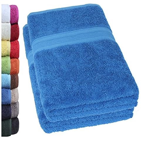 NatureMark 2er Pack DUSCHTÜCHER Premium Qualität 70x140cm DUSCHTUCH Dusch-Handtuch Doppelpack Farbe Cover