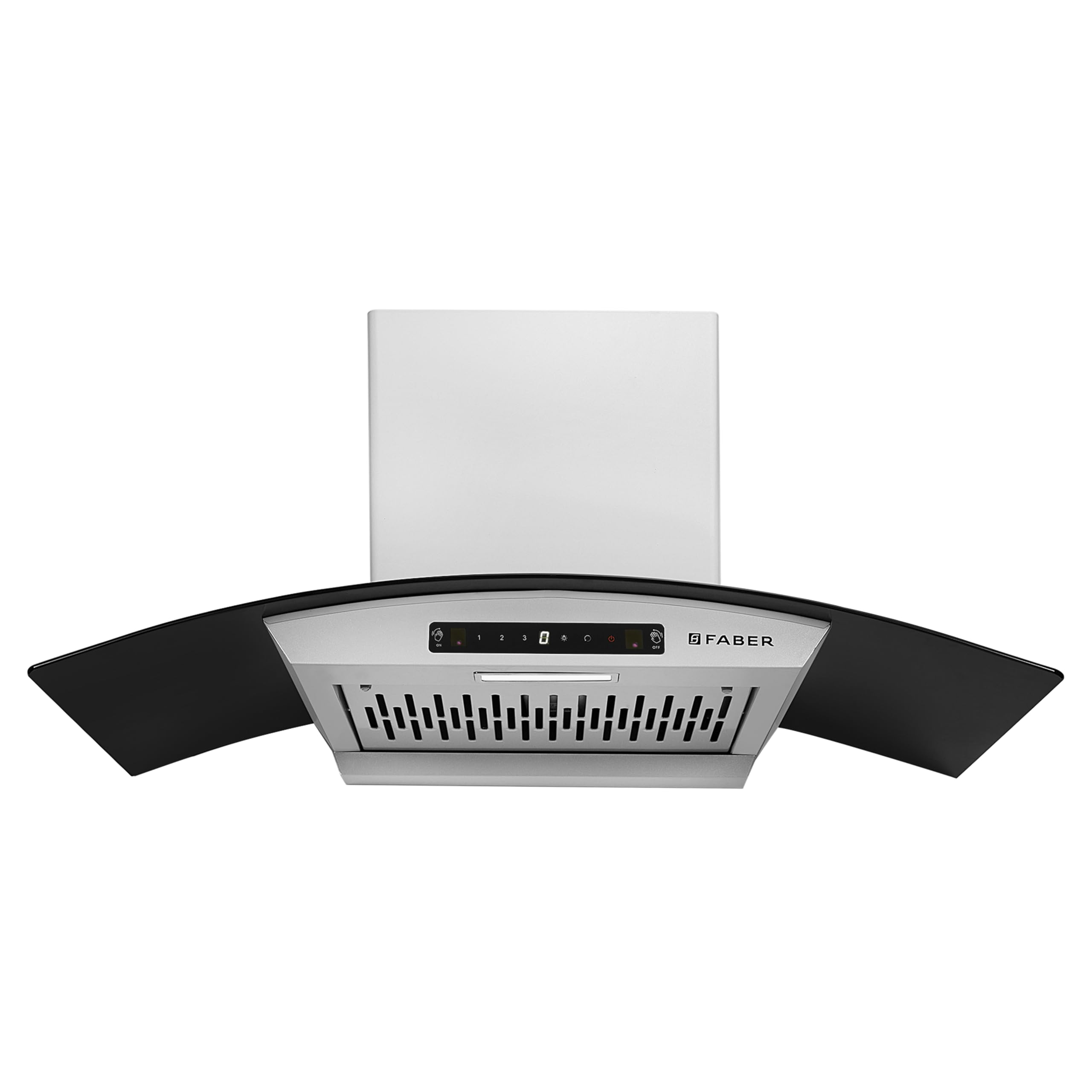Faber 90 cm 1200 m³/hr Autoclean Curved Chimney| Light Grey Filterless with Oil Collector |8 Yrs Motor & 2Yrs Comprehensive Warranty by Faber | Touch & Gesture Control | Hood Venice IN HC SC FL LG 90-image-12
