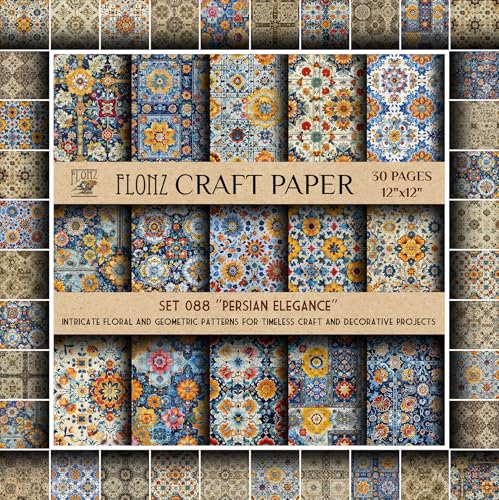 Papier de scrapbooking persan pour réussir vos projets décoratifs intemporels sans effort