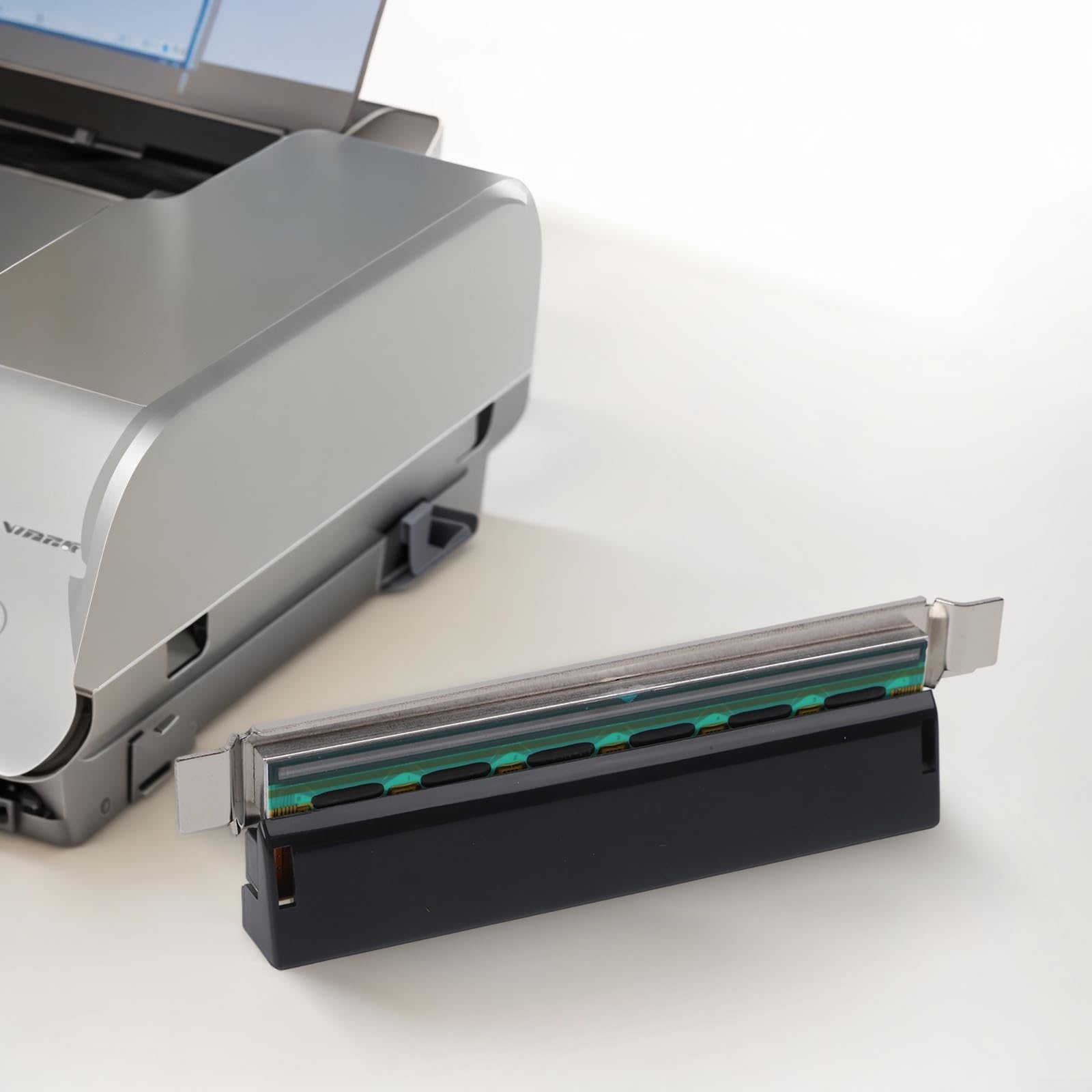 Thermo-Druckkopf Ersatz für Zebra ZT200 Serie, 203DPI Hochauflösende Metalldruckkopf-Komponente für ZT210 ZT220 ZT230 Barcode-Etikettendrucker Teil