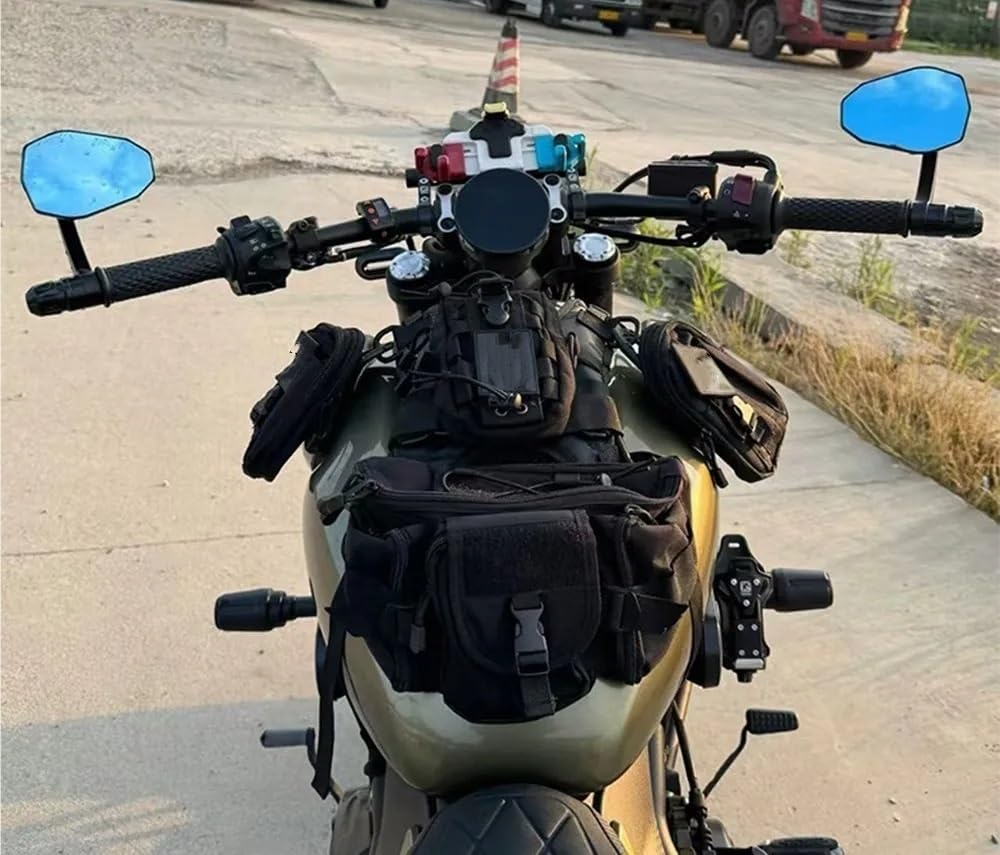Lewa I Prawa Strona Motocykla 22mm 7/8 Cala Koniec Kierownicy Lusterka Wsteczne Uniwersalne