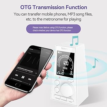 TERENCE Digital Metronome For Piano, Guitar, Drum And All Musical Instruments