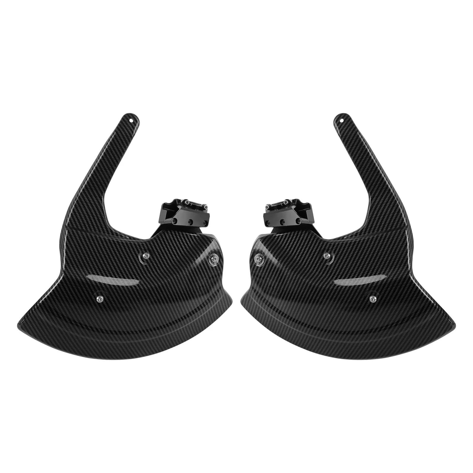 Compatible con Protector conducto Pinza de Freno Delantero | Dirige el aire fresco y evita obstrucciones por residuos(Glossy black)