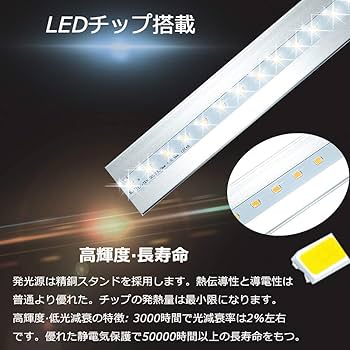 Amazon.co.jp : 【2本セット】led蛍光灯 40W形LED蛍光灯 40W LED蛍光灯
