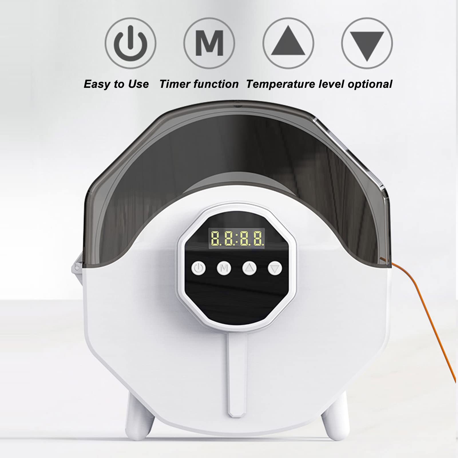 SuniconPrinter Caja Secadora de filamentos para Impresora, Calentamiento rápido de 360 ​​° (máx. 70 °) Caja de Almacenamiento para Secadora de filamentos con Temperatura de 3