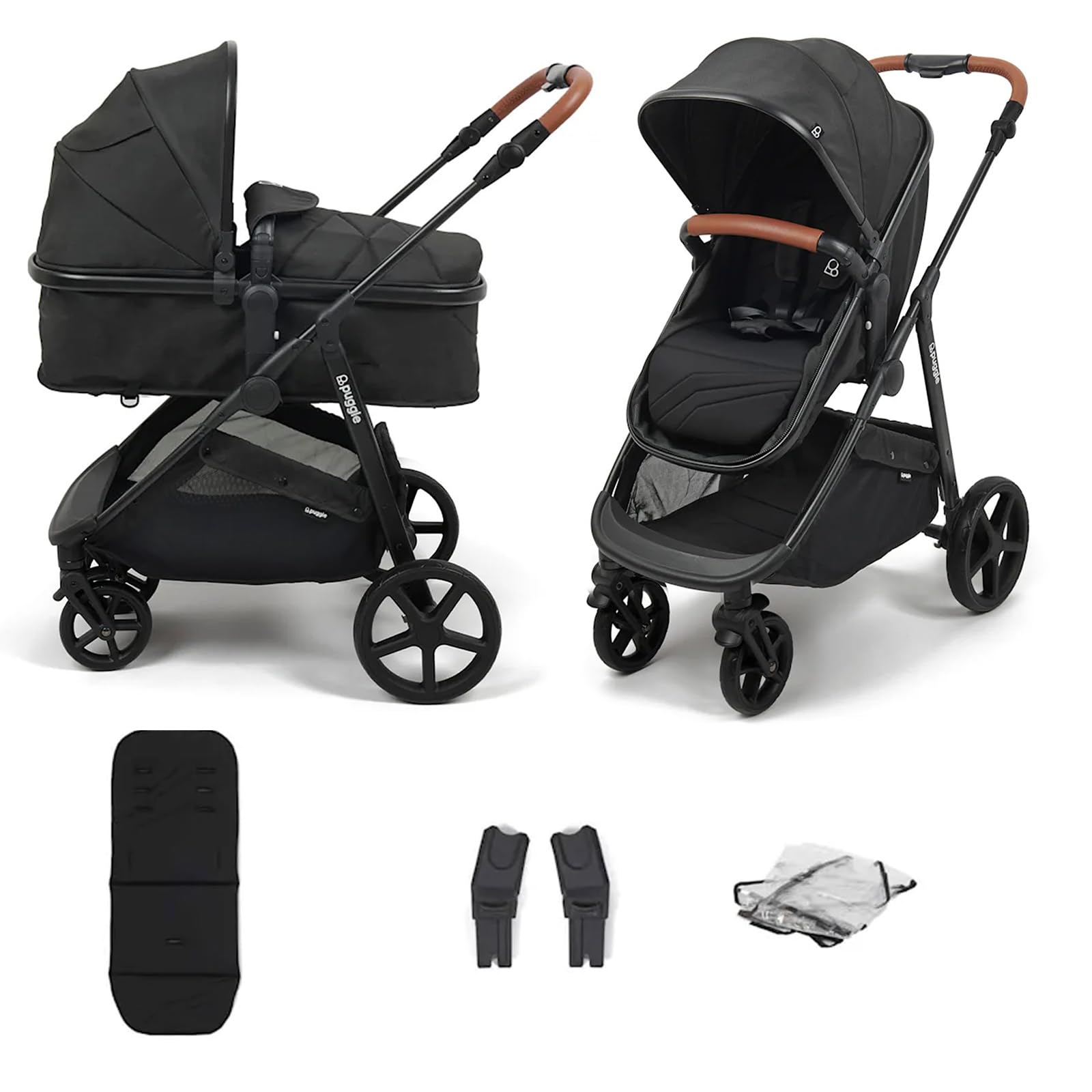 Monaco Xt 2In1 Pushchair with Adapters (Adjustable Handles No Car Seat)