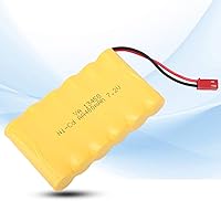 Vista 2 de JERYS Batería de coche de RC, 7.2V 400MAH 2PCS RC accesorios del coche para al aire libre