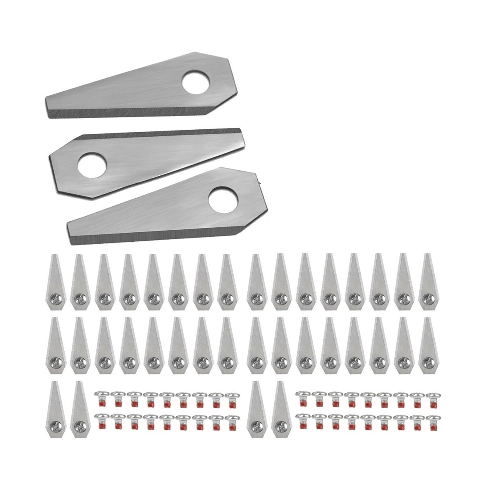 Lames De Coupe, Compatibles for Bosch Indego | Lames De Rechange Antirouille For Bosch Indego 800 1000 1200, Pièces De Tondeuse, 18 Pièces(36PCS)