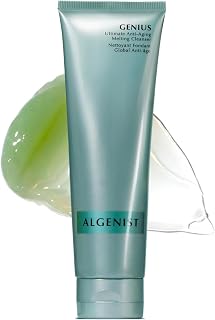 Algenist GENIUS Ultimate Anti-Aging Melting Facial Cleanser - Milky Cleansing Oil + Makeup Remover with Avocado Oil, Algur...