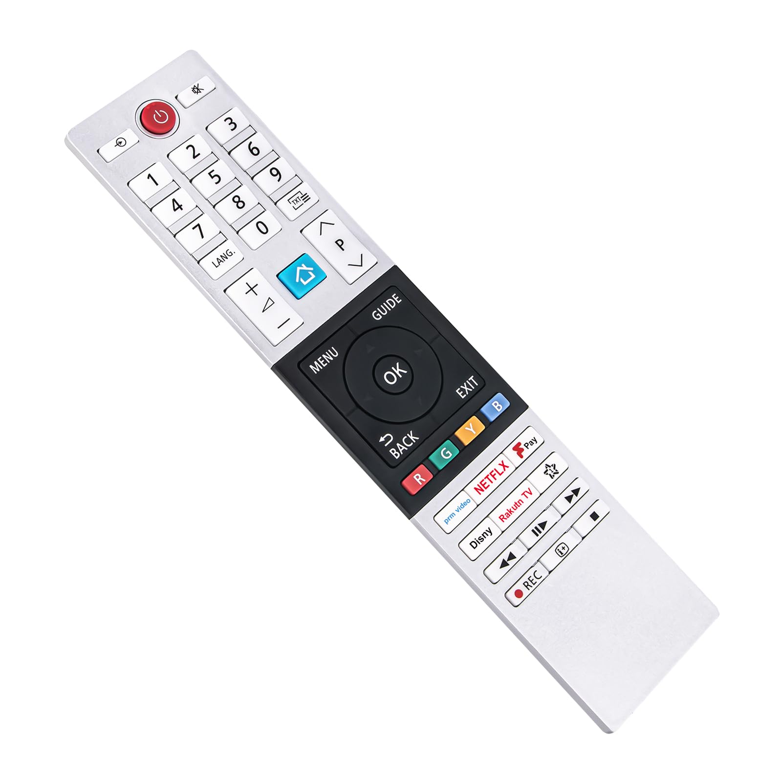 VINABTY CT-8568 Replacement Remote Control Applicable For Toshiba TV,Compatible Models: 32WV2E63DB 32WV2353DB 50UV2363DB 435UV2363DB 55UV2363DB 65UV2363DB