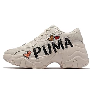 PUMA プーマ ウィメンズ パルサー ウェッジ ガム スニーカー PUMA PULSAR WEDGE WNS CN HEART FROSTED IVORY-FOR ALL TIME R