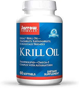 Jarrow Krill Oil Phospholipid Omega-3 with Astaxanthin