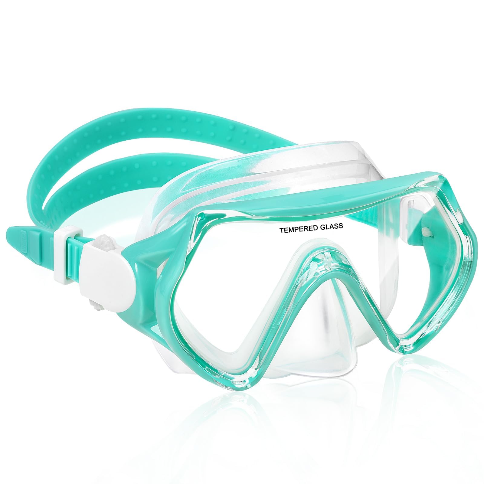 Schnorchelset Kinder, Taucherbrille Kinder mit Schnorchel Anti Leck Anti Fog HD Tauchmasken Dry Schnorchel für 4-13 Jahren Jungen Mädchen