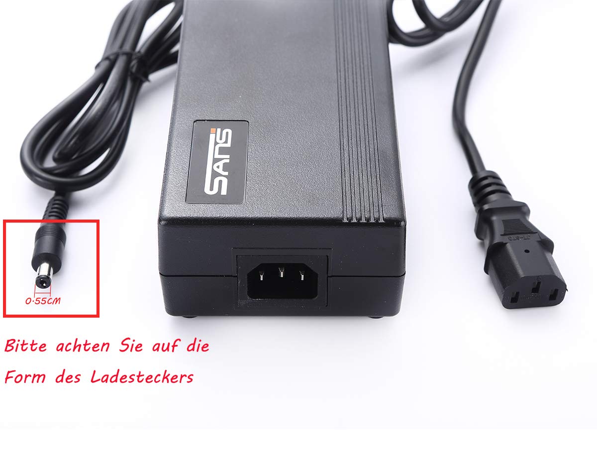 SANS Original 42V 3A Ladegerät für MIFA 36V e-Bike Akku mit rundem Stecker