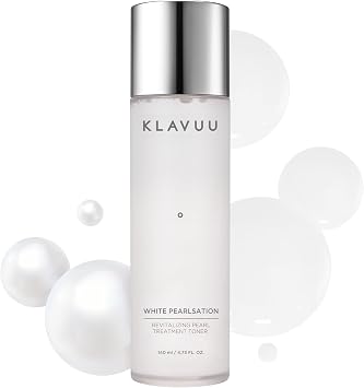 KLAVUU Hydrating Milky Toner with Pearl & Niacinamide Facial Toner for Skin Glow, Wrinkle Care & Moisture Balance, Korean Skincare 4.76oz