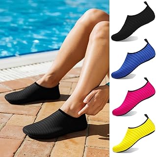 Wasserschuhe für Damen und Herren, Barfuß, Aqua-Socken, schnelltrocknend, für Strand, Schwimmen, Pool, Yoga, Camping, Kreuzfahrt, Surfen, Sport
