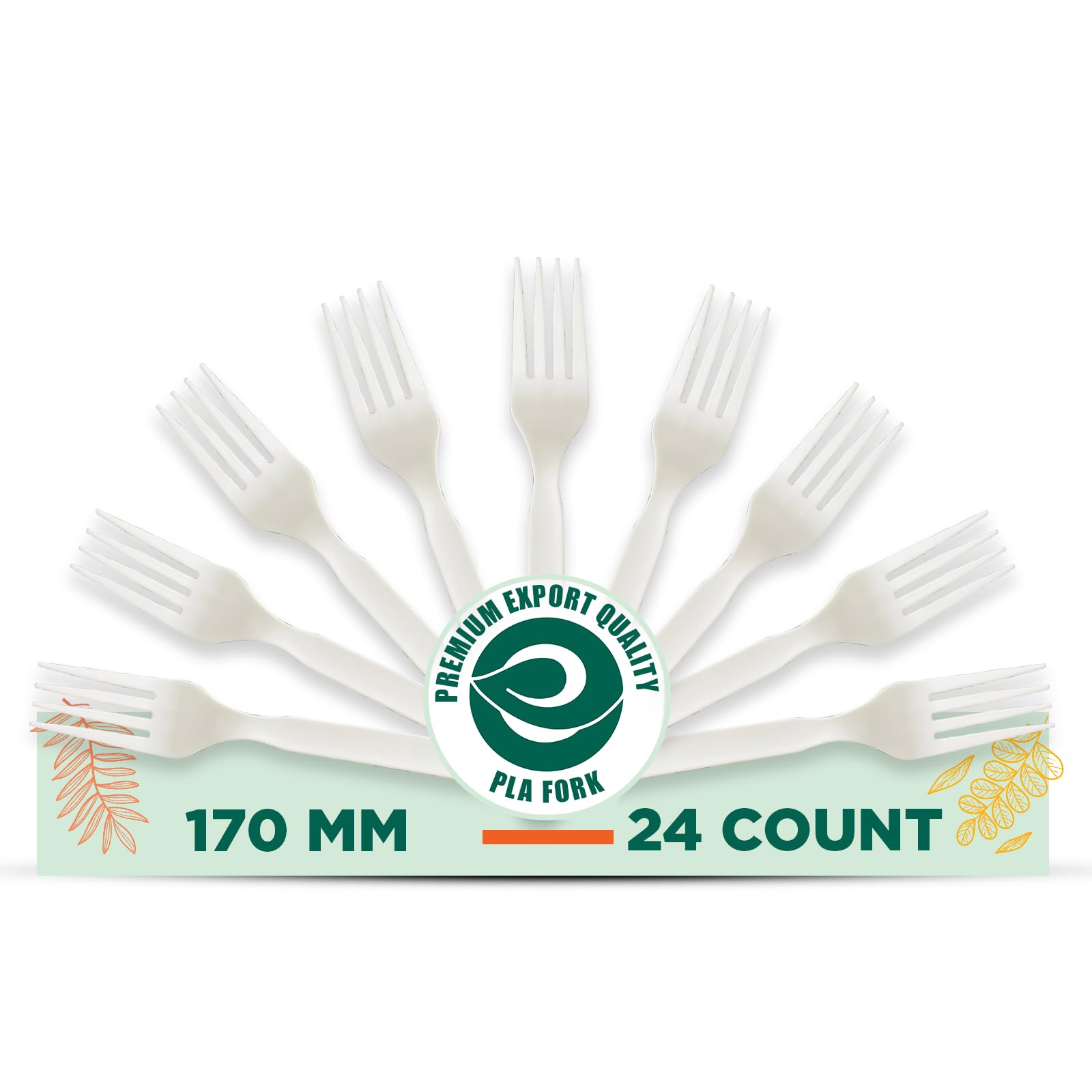 Eco-Friendly PLA Spoons - 24 Pack -11