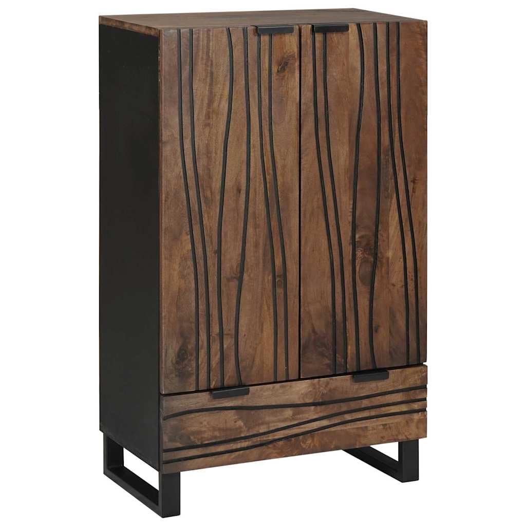 vidaXL Wysoki Stolik Brązowy 60 x 33 x 100 cm lite drewno mango