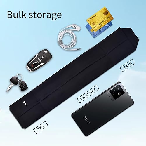 Miniatura 4 de Bolsa de cinturón para correr, bolso de cintura reflectante, adecuado para todos los teléfonos móviles, bolso de cinturón para correr de mujer,