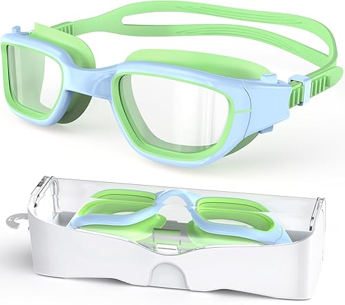 Miniatura 17 de Gafas de natación para niños, gafas de natación para niños de 6 a 14 años, gafas de piscina con protección UV antivaho para niños y niñas