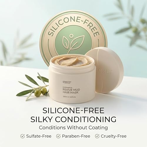 Miniatura 5 de SEACRET Minerals - Máscara de pelo de barro, con aceite de argán y minerales del mar muerto, una mascarilla para el cabello dañado, apta para todo