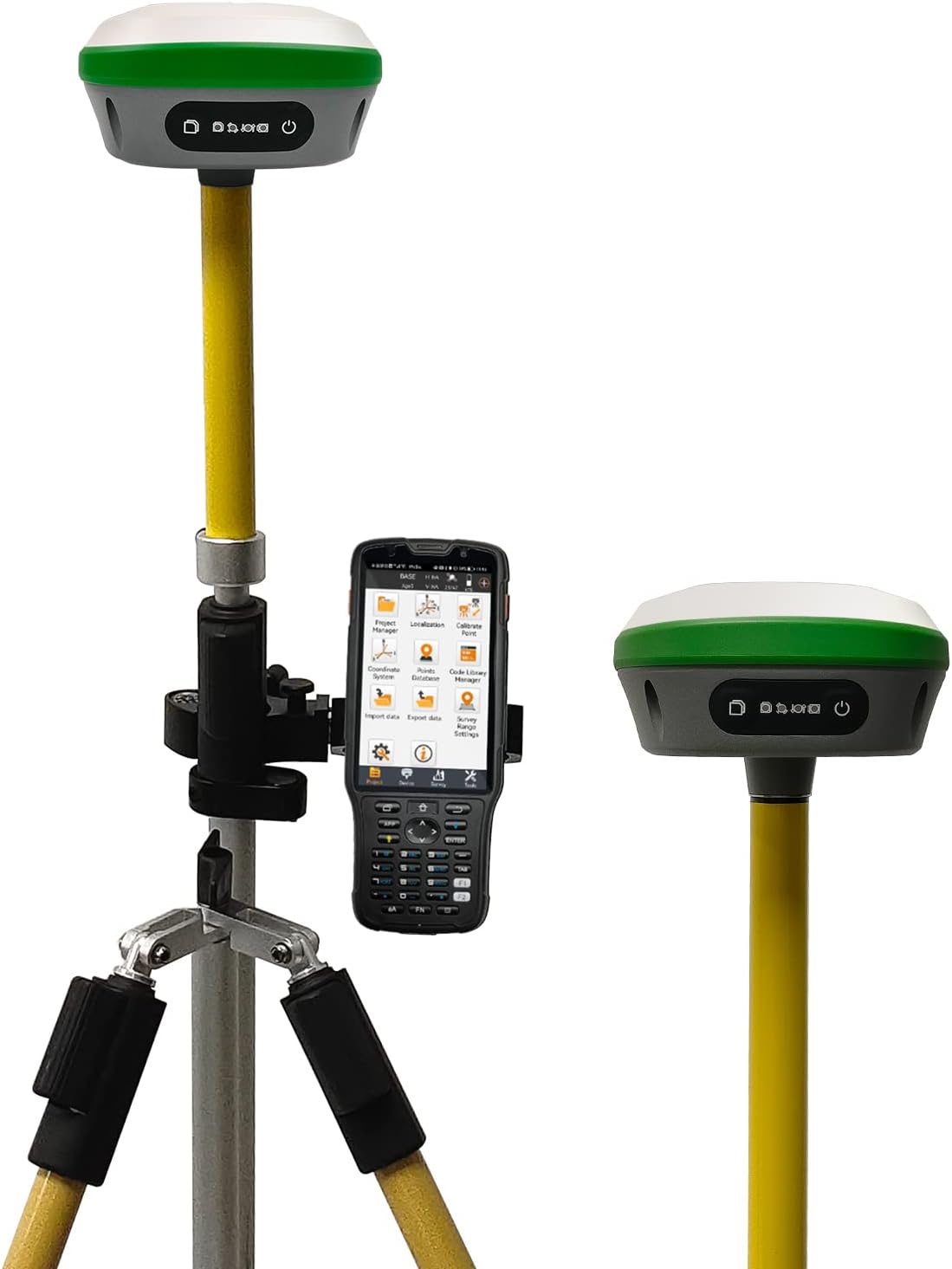SMAJAYU RTK Surveying System with RTK Rover,Base and Handheld Surveying System Complete for Construction and Geodetic Surveying or Layout Planning Centimeter-Level Measurement Accuracy : Tools & Home Improvement