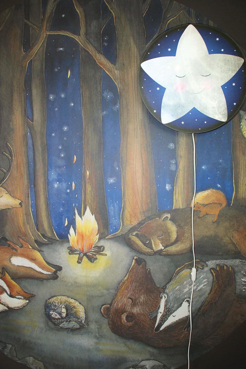Wandlampe Kleiner Stern | Für Baby- & Kinderzimmer | Kinderzimmerdesign | Handgemalt & nachhaltig