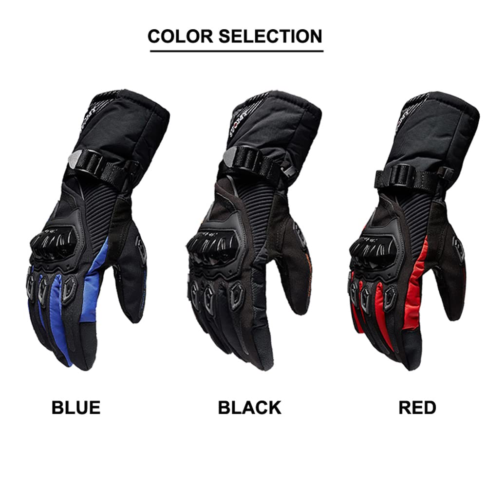 Guanti Moto Guanti Moto Uomo Impermeabile Antivento Inverno Caldo Biker Equitazione Touch Screen