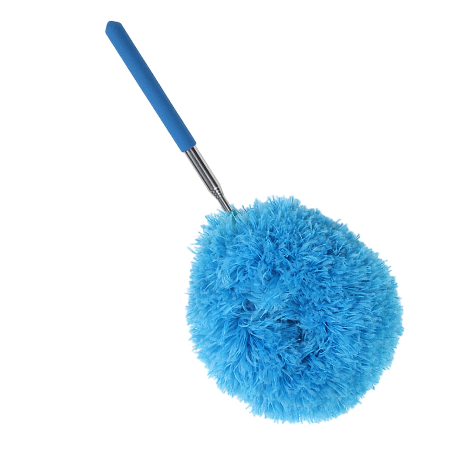 Extendable Ceiling Fan Cleaning Brush with Ergonomic Handle for Hard to Reach Area Kitchen Bathroom Fan Cleaner Extendable Cleaning Brush