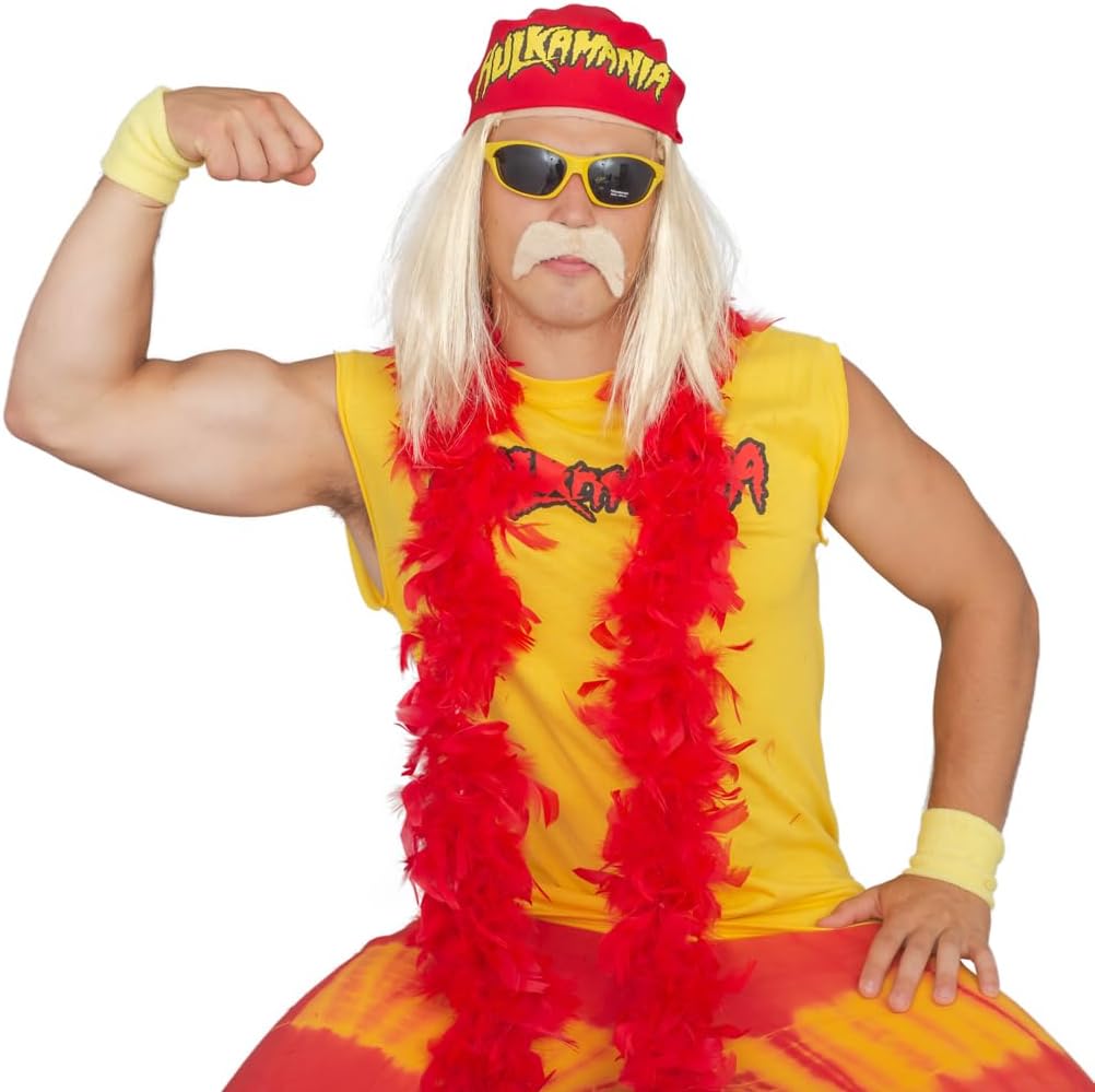 Hogan Wrestler Deluxe Complete Set Adult Halloween Costume Cosplay - Image 4