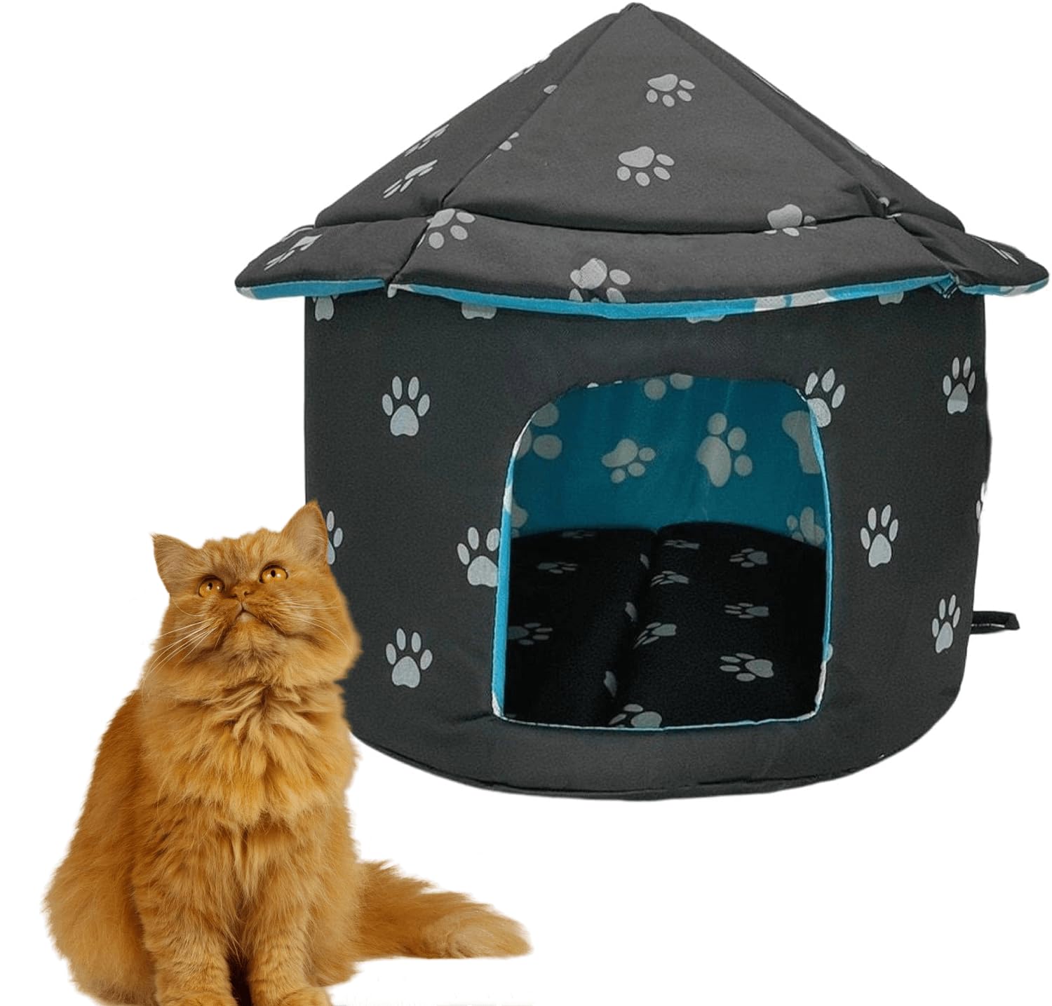 Amazon | MUYYIKA ペットハウス 猫ハウス 犬ハウス 屋外防水 キャット