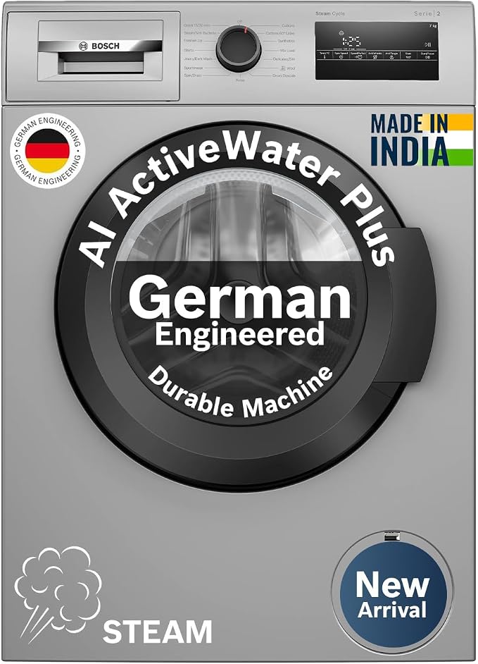 Bosch 7 kg 5 Star Front Load Fully Automatic Washing Machine (WAJ24266IN)