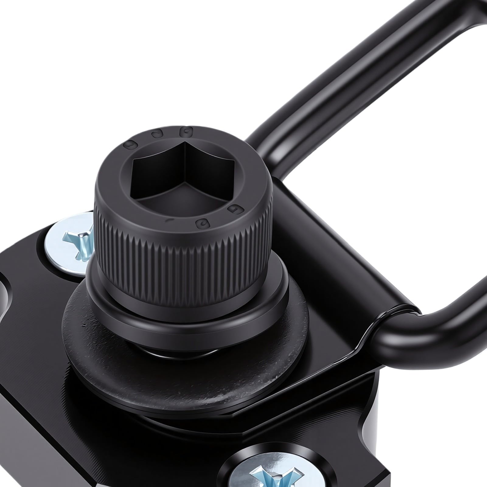 FTVOGUE Anclajes de Amarre con Anillo en D para ATV UTV, Aleación de | Anodizado Resistente Al óxido, Se Adapta a 950 800 625 Pro, Instalación sin Perforación, Funciona con Correas y Redes de