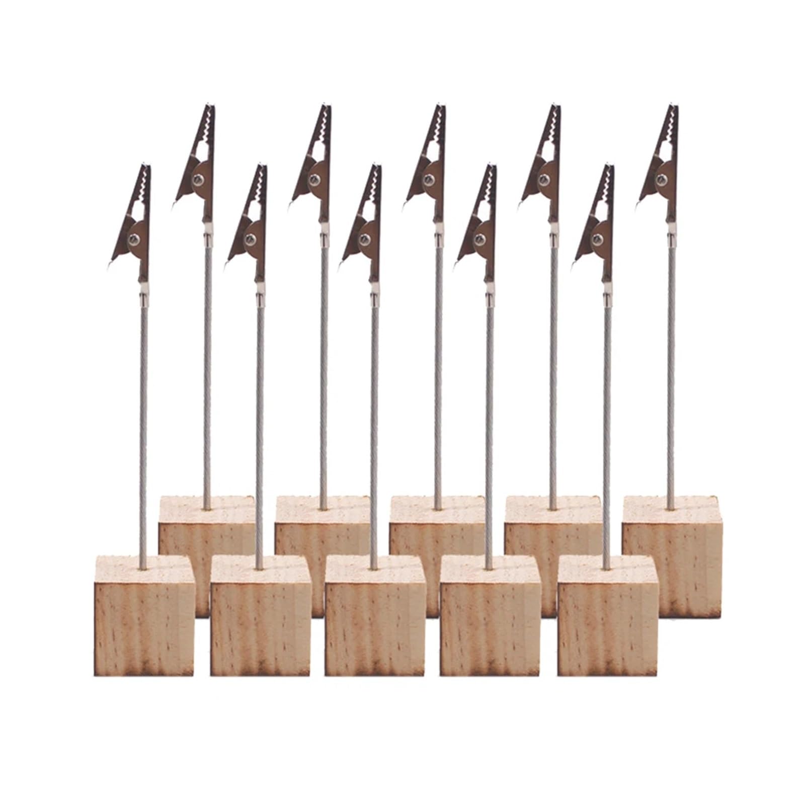 Le Titulaire de la Montre, Clips for Lieu de Mariage, 10 pièces, Porte, Cartes en Bois Portable(Color b)