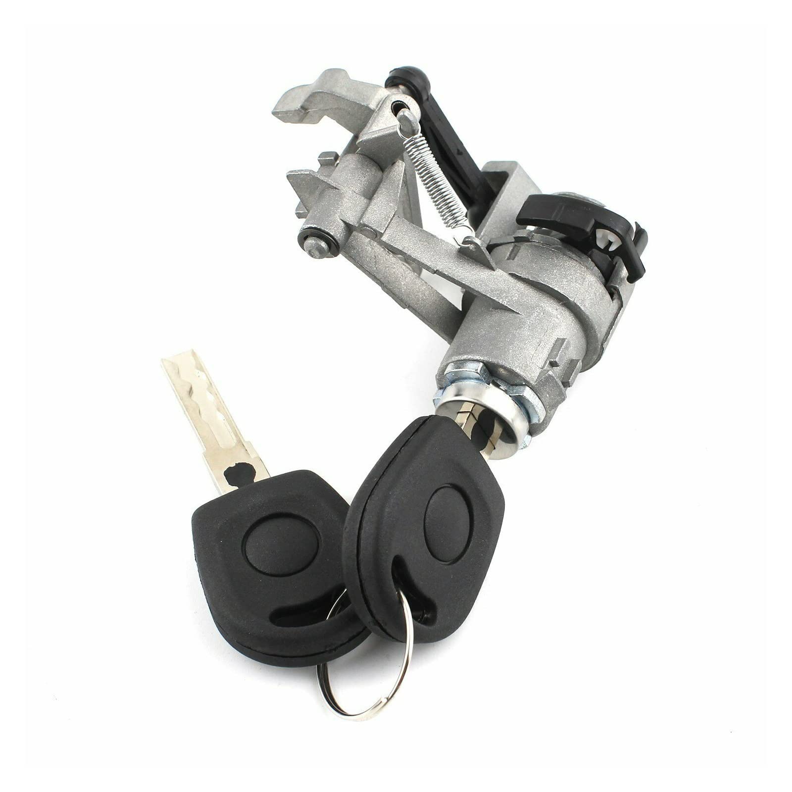 Rear Tailgate Lock for Golf IV for Lupo for Seat for Arosa 1997-2006 Tailgate Rear Outer Door Handle with Lock 2 Keys 1J6827565B 1J6827297G(Lock only 1Piece)