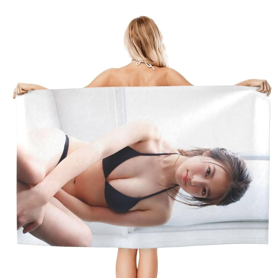 Amazon｜今田美桜 タオル ビーチタオル 大サイズ吸収性通気性