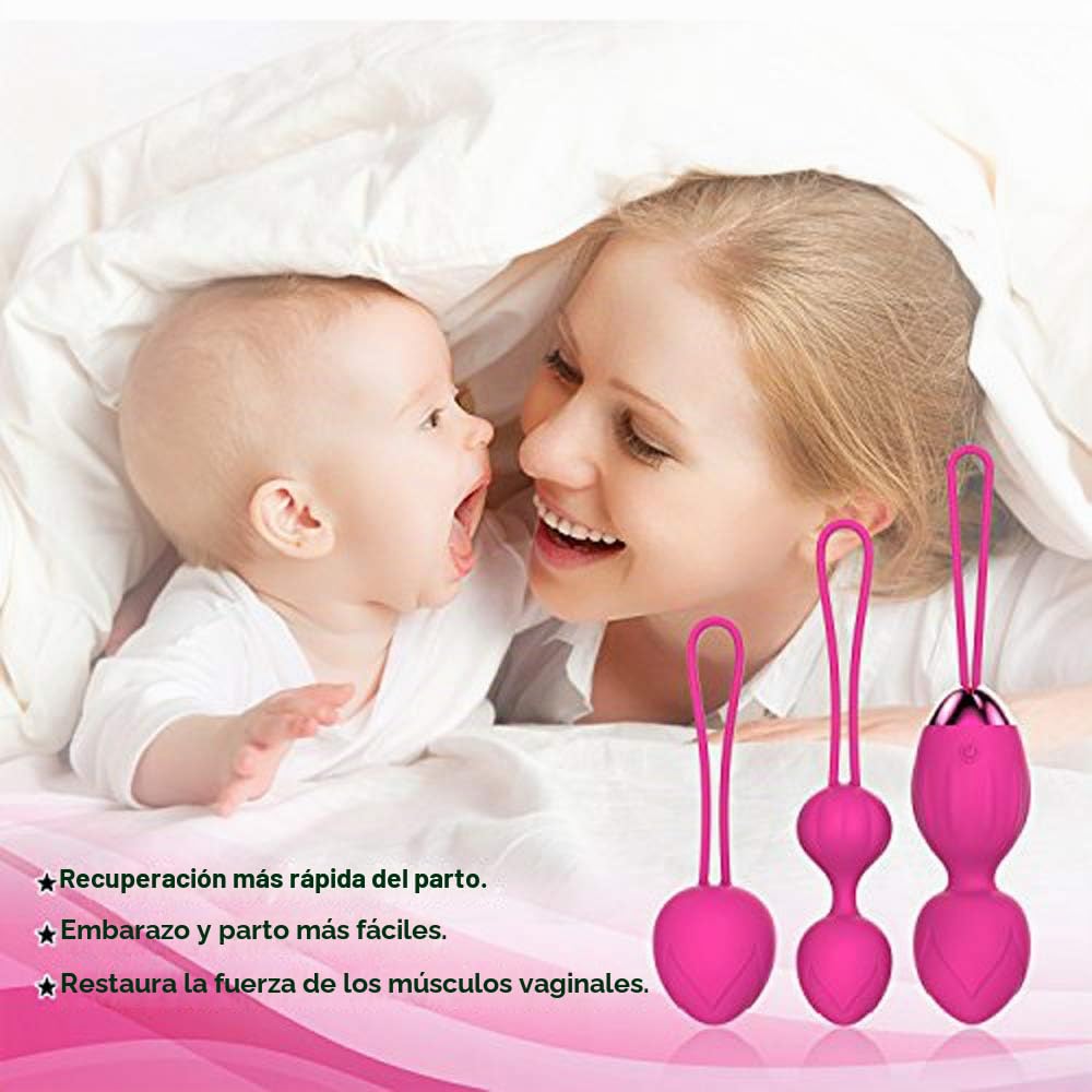 Pelvis Ball - Kegel 2 en 1 Sport Ball Peso y Masaje Ball Benwa Ball para principiantes y estiramiento. Los médicos recomiendan el control de la vejiga y los músculos del suelo pélvico.
