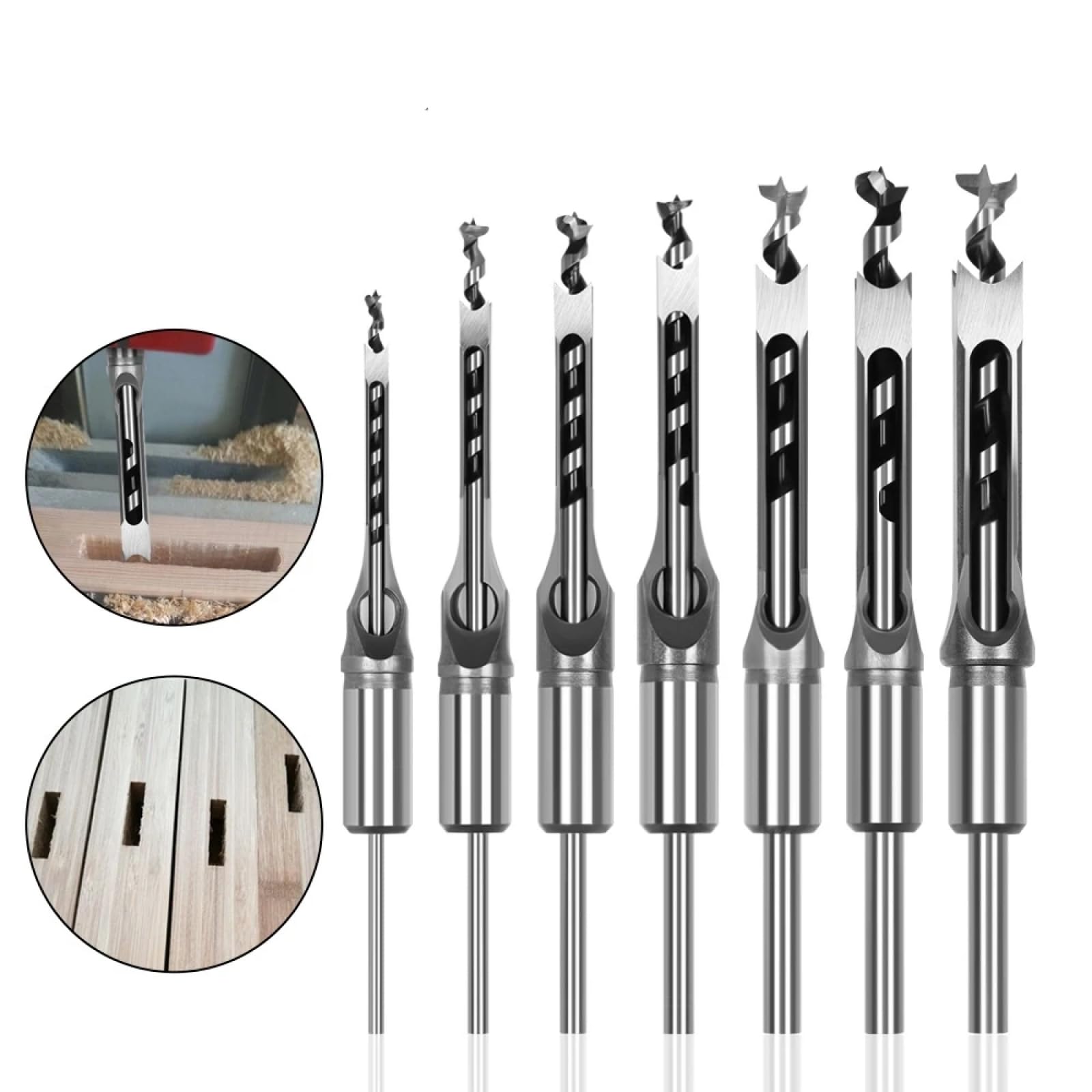 Punte Da Trapano Per Fori Quadrati HSS Trivella Per Mortasatura Scalpello Trapano Esteso Utensili Per Trapano Per La Lavorazione Del Legno,20mm