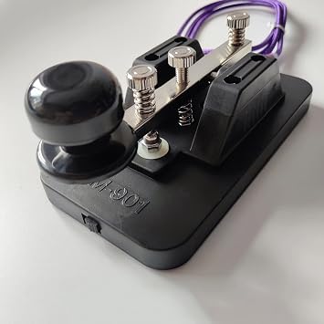 CW Morse Code Practice Oscillator Straight Key with Buzzer & Voice Prompts,Morse Code Communication