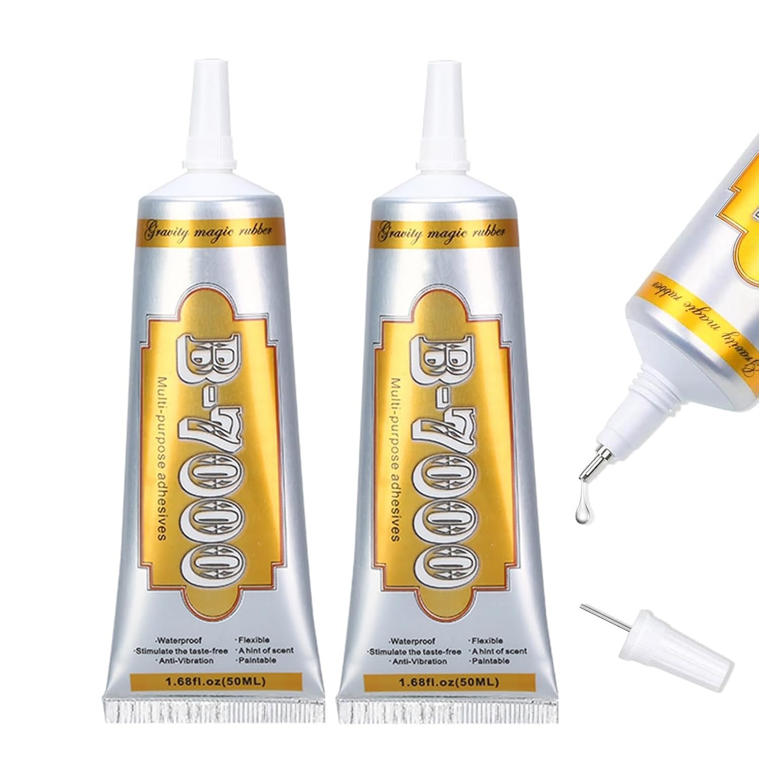 B7000 Glue 2Pcs Super Glue 15ml Waterproof Glue Multifunction