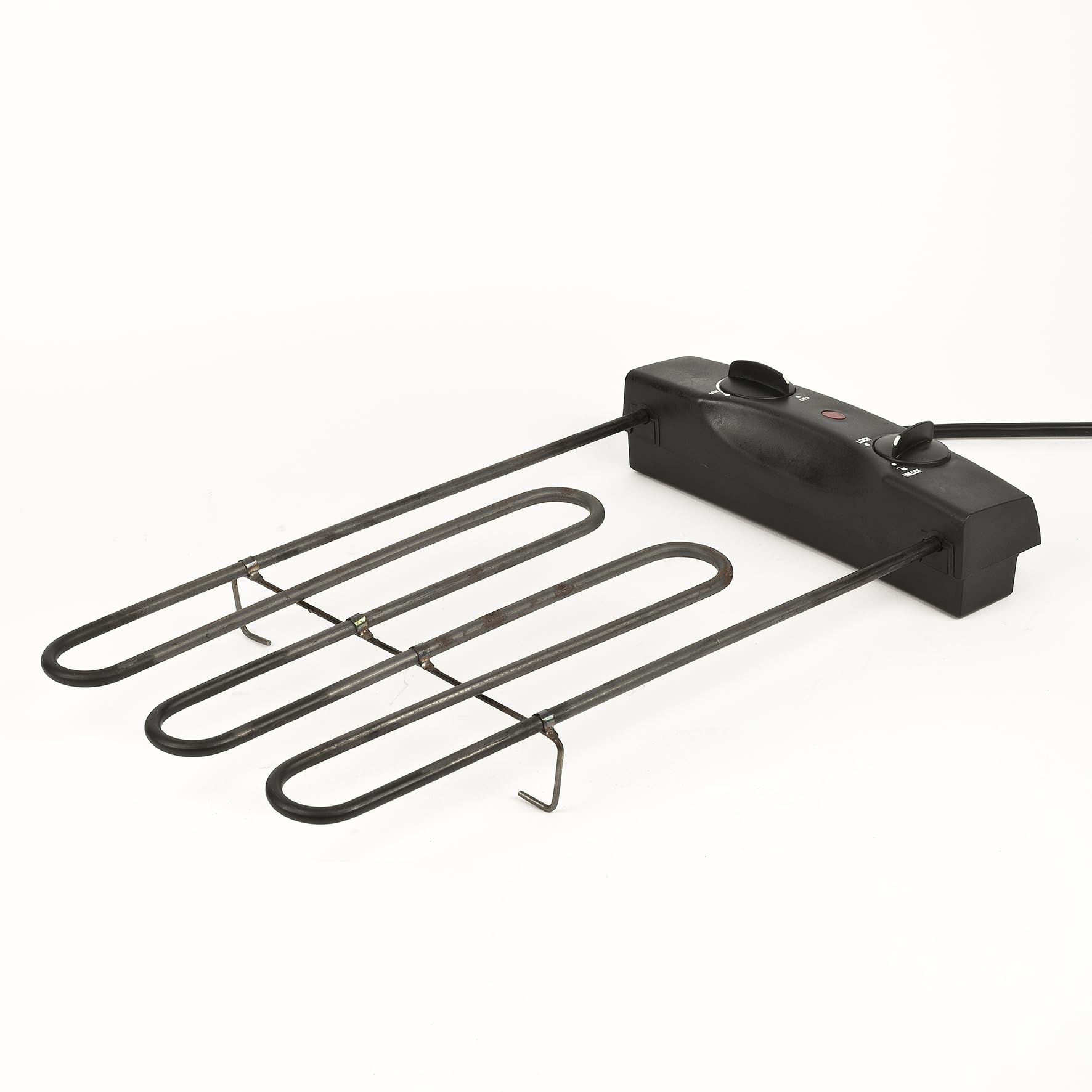 Girmi BQ12 Barbecue Elettrico, 2000 W, Griglia INOX, 34 x 24,5 cm, Regolazione temperatura, Completamente smontabile, Vassoio raccogli grasso, Resistenze in acciaio corazzato