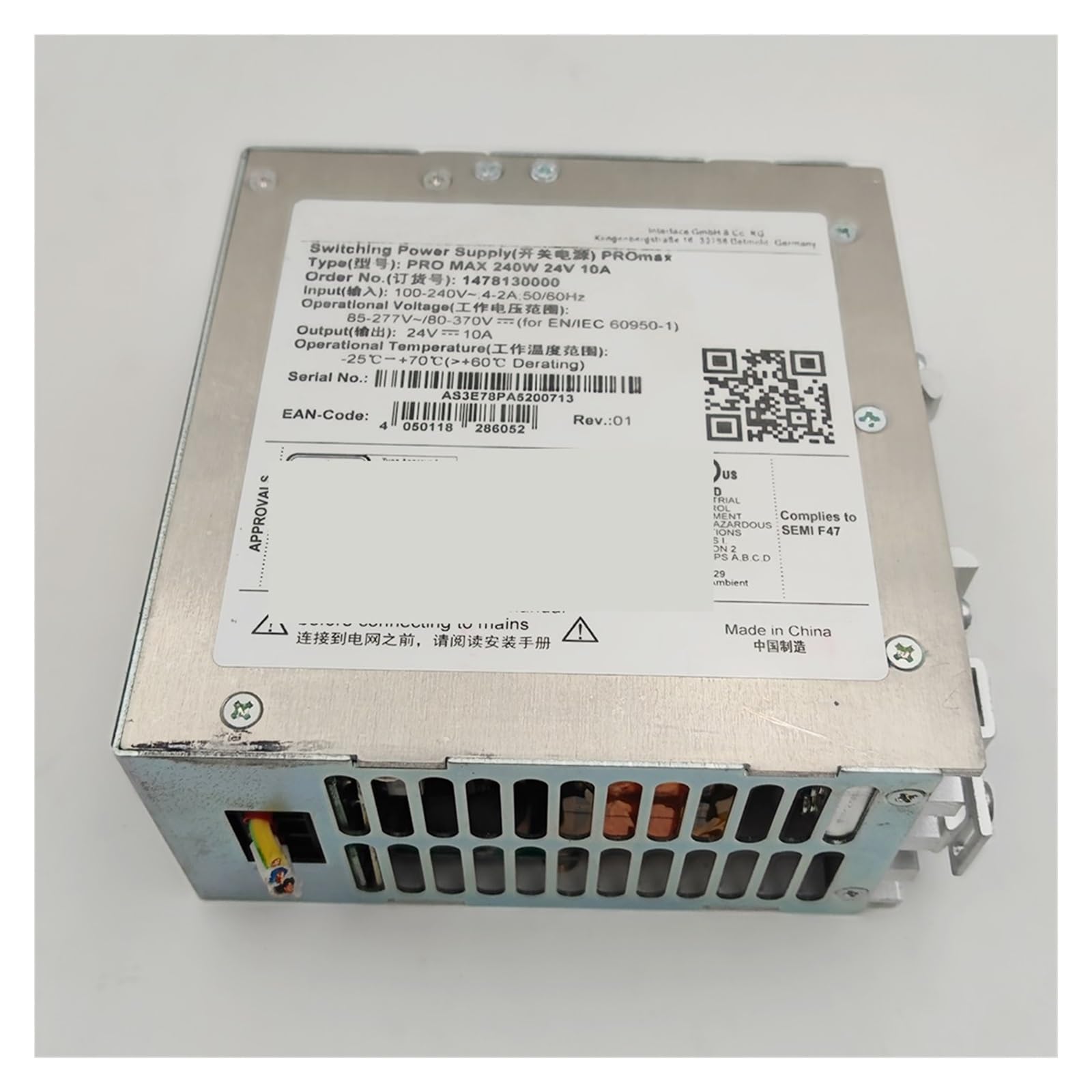 AFITSEP 1478130000 240W 24V 10A Switching Power Supply Output 24V 10A