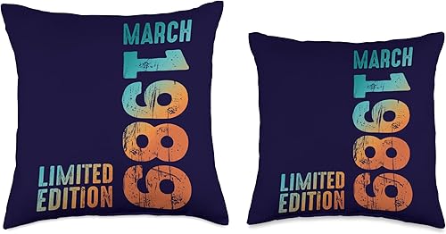 Miniatura 3 de Awesome Limited Edition March 1989 Retro 1989 Vintage 1989 Throw Pillow