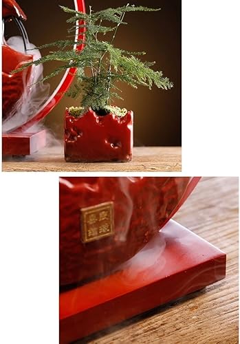 Miniatura 5 de Indoor Water Fountain Tabletop Fountains Tabletop Fountain Retro Desktop Flowing Water Atomizing Fountain Office Desk Waterfall Fountain Interior