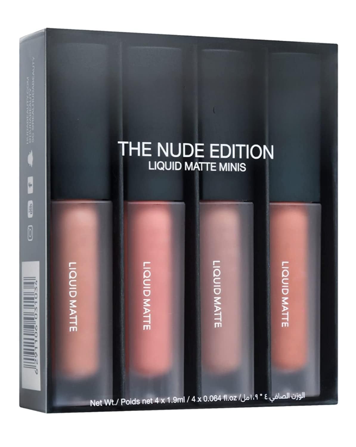 FOZZBY Professional Lipstick Combo Pack, Set of 4 Blushed Nude Edition Liquid Mini Lipsticks Matte Finish-picture-45