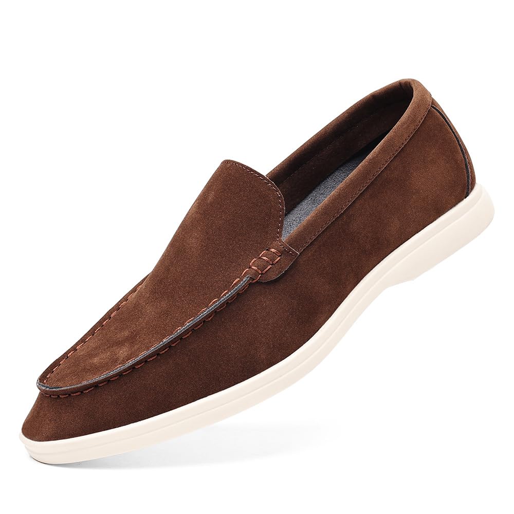 Asifn Herren-Slip-On-Loafer Aus Wildleder Lässige Business-Sneaker Mit Fußgewölbeunterstützung Atmungsaktiv
